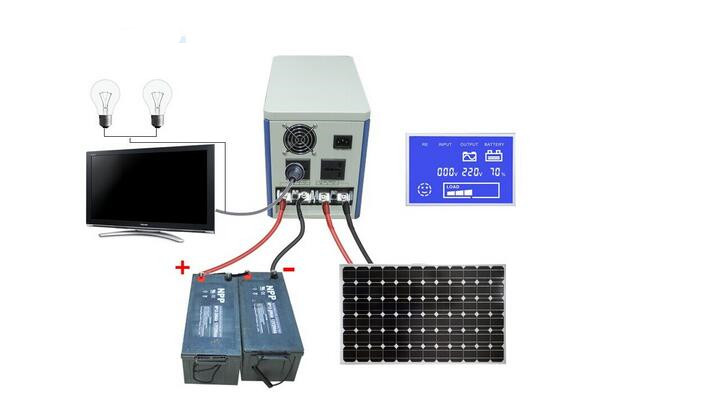 Hybrid Solar Inverter 6000W with High Efficiency