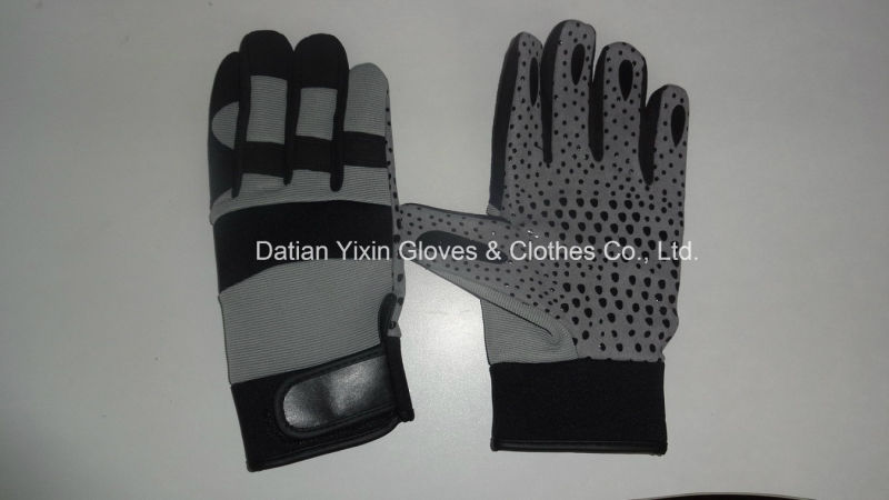 Work Glove-Safety Glove-Mechanic Glove-Gloves-Labor Glove-Synthetic Leather Glove