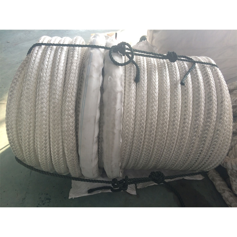 Double-Layer Stranded Fiber Ropes Mooring Rope for Mixed Batch Offshore Operation