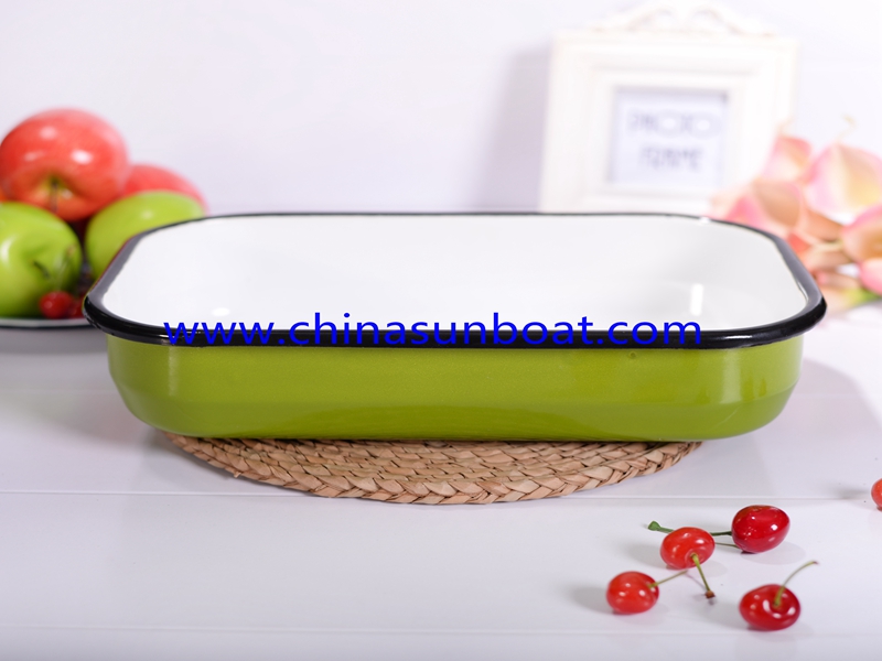 Cheap Kitchenware Daily Use Use Enamel Tray