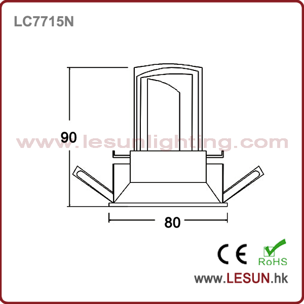 Hot Sales 8W COB LED Down Light for Hotel LC7715n