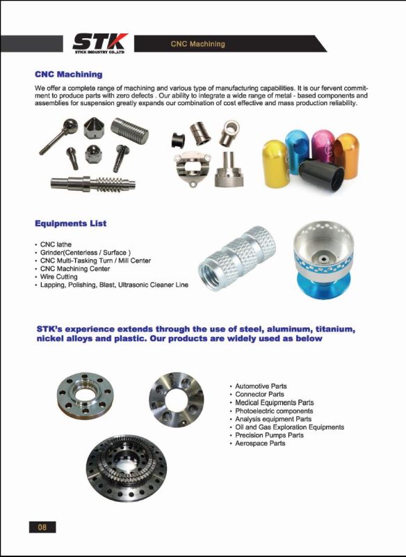 Stainless Steel Machined Parts (STK-C-1025)