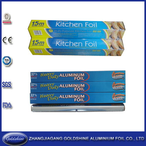 37.5 Sqft Household Aluminum Foil Roll for Food Packaging