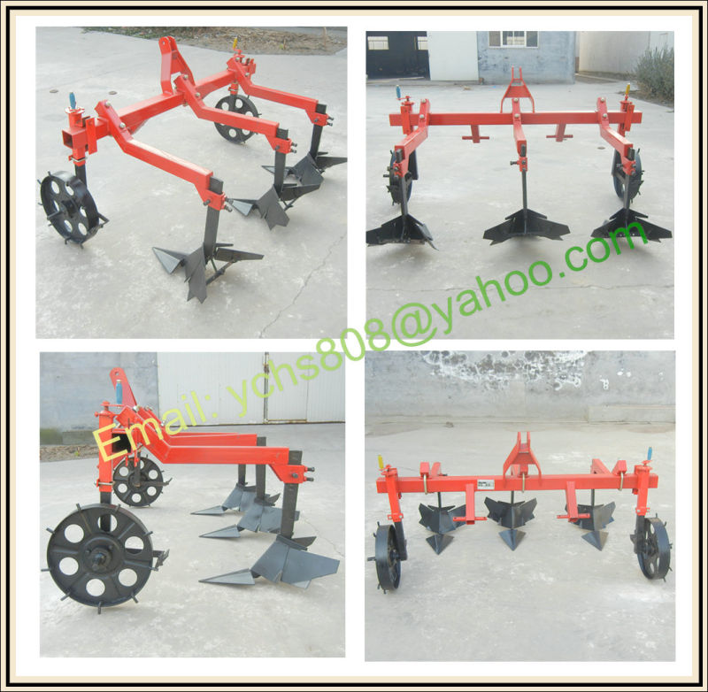 Farm Cultivator Mounted to Yto Tractor