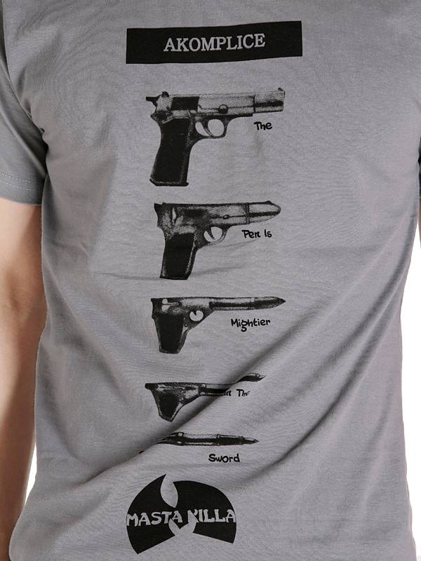 Gun Logo Screen Printing Fashion Custom Cotton Summer Cheap Wholesale Men's T Shirt