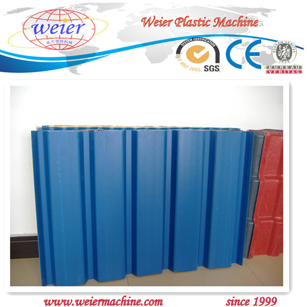 PVC Wave Roof Sheet/Corrugated Sheet Extrusion Machinery