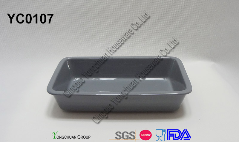 Oven Safe Stoneware Rectangle Casserole for Wholesale