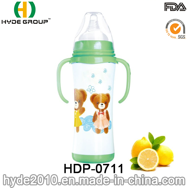 Cheaper Wholesale 180ml Stainless Steel Baby Feeding Bottle (HDP-0711)