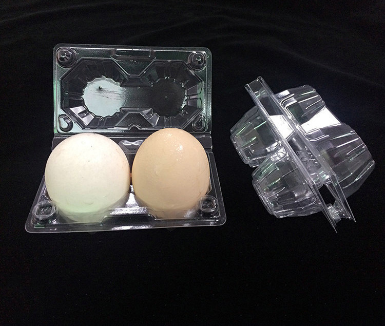 Factory Cheap Price Plastic Egg Packaging Tray ( 2 eggs)