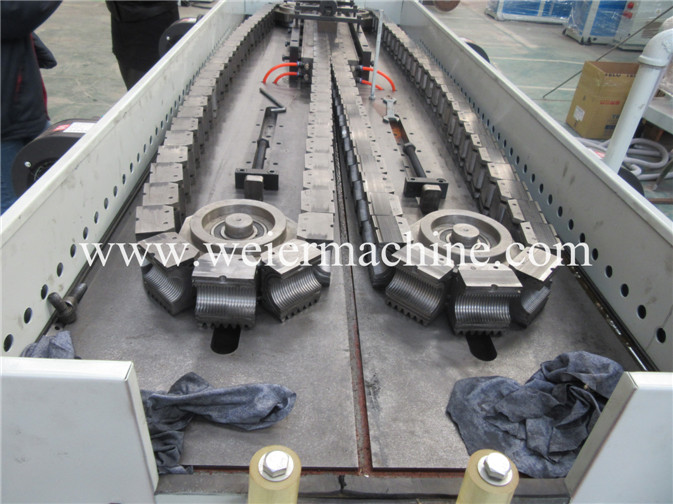 PP/PE/EVA Plastic Single Wall Corrugated Pipe Line Making Machine