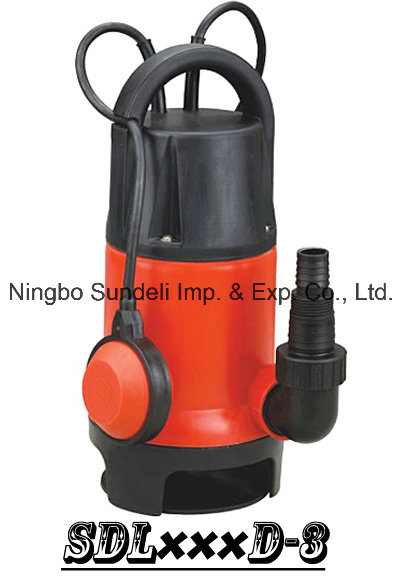 (SDL400D-3) Plastic Submersible Dirty Water Pump with Float Switch