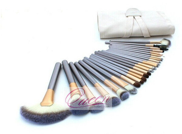 Beauty Cosmetics 24PCS Synthetic Makeup Brush Set with Bag