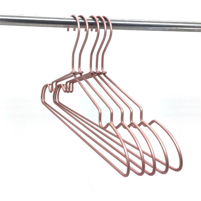 Rose Copper Gold Aluminium Trousers Skirt Metal Hanger