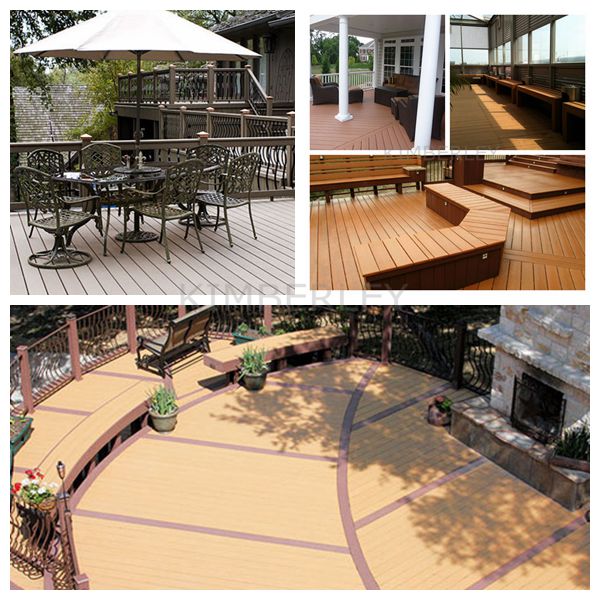 Most Popular Products WPC Solid Floor Wood Plastic Composite Decking China Supplier Decking