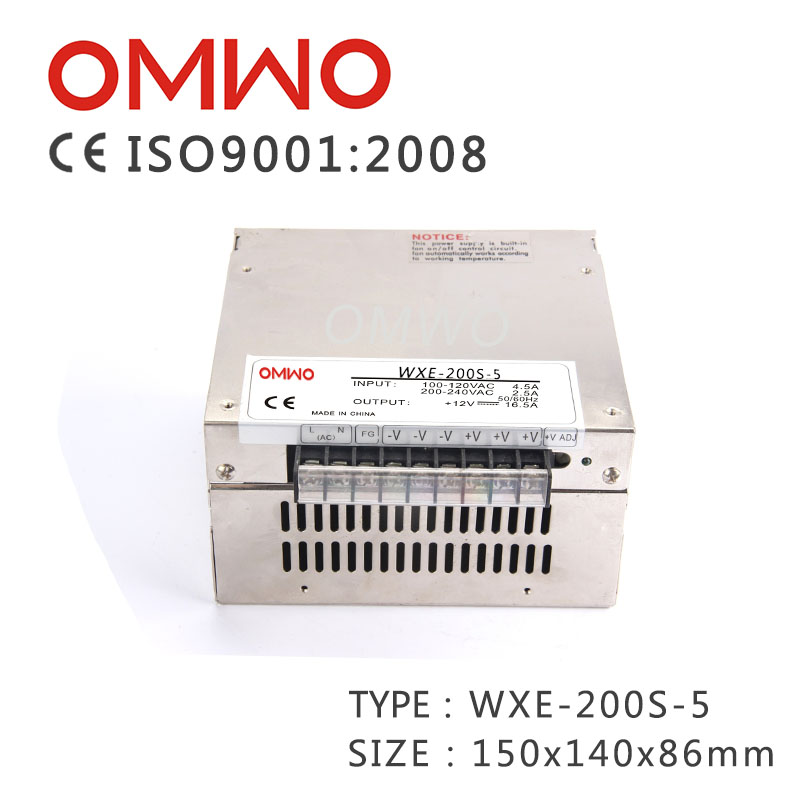 Wxe-200-5, 200W Hot Sale 5V 40A Mobile Power Supply