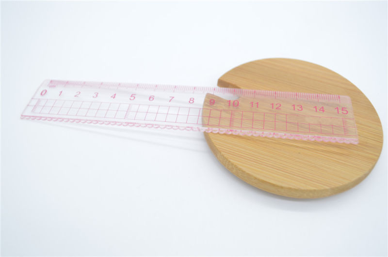 Office Stationery 4 in 1 Red Stationery Ruler Set for Promotional Gift