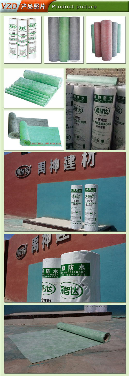 New Roofing Materials High Polymer Polyethylene Waterproofing Membrane Made in China
