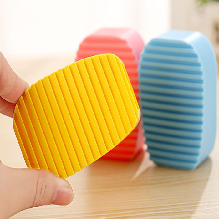 Creative Gift Wholesale Eco-Friendly Durable Soft Silicone Clothes Washing Brush