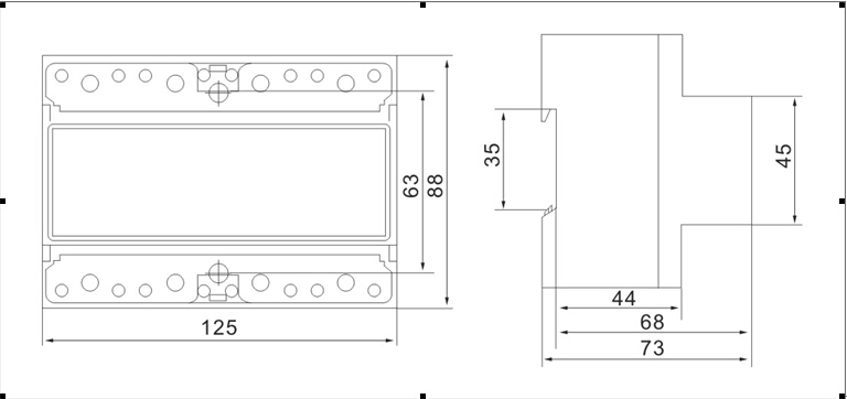 DRM1250s Three Phase Electronic Watt-Hour Meter