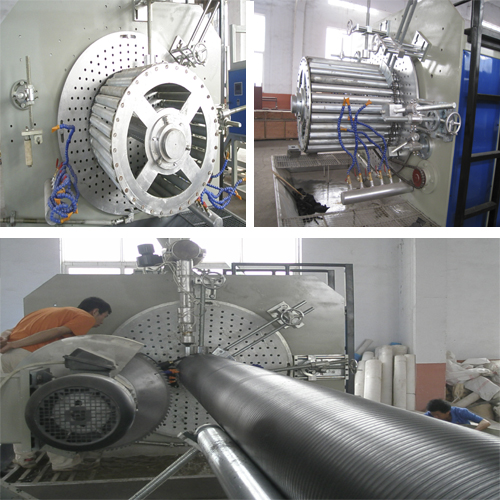 HDPE Large Diameter Hollow Winding Pipe Extrusion Machine Line