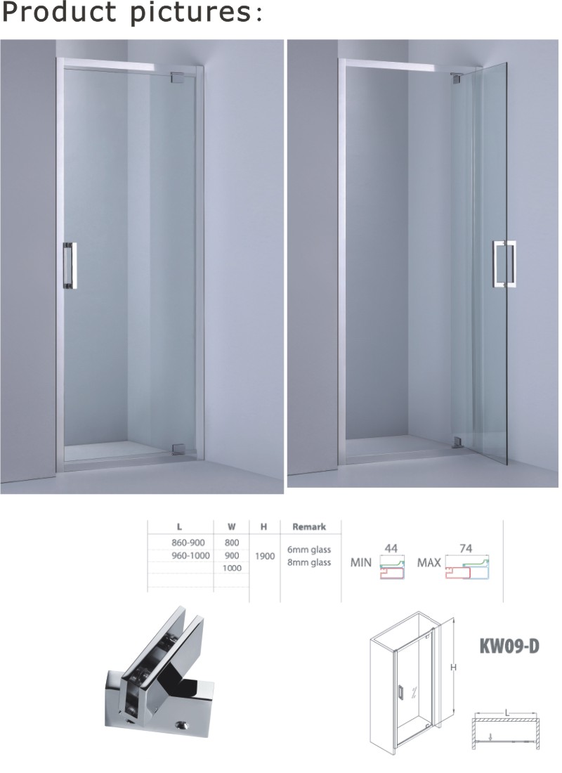 Shower Door/Shower Screen (1-kw09d)