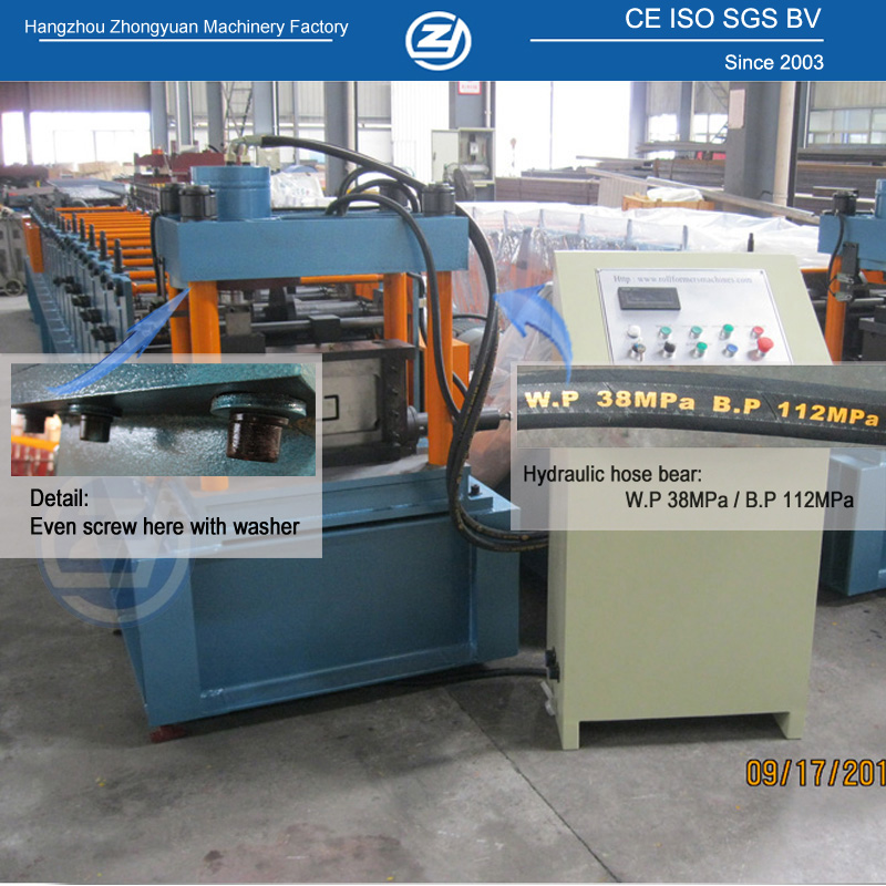 Automatic C Type Press Purlin Press Machine