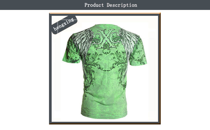 2016 New Design Custom Cotton Short Sport T-Shirts