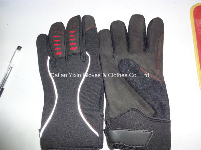 Safety Glove-Weight Lifting Glove-Mechanic Glove-Utility Glove-Synthetic Leather Glove-Work Glove