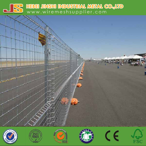 Galvanized Temporary Fence with Plastic Base Made in China