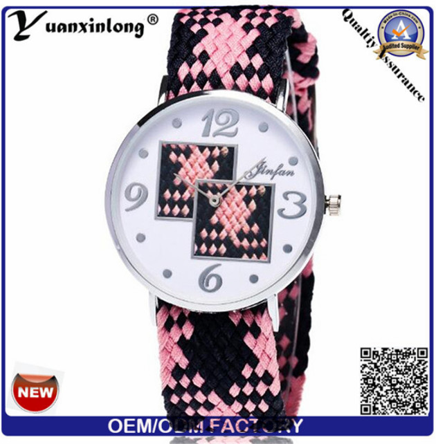 Yxl-200 Custom Fiber Woven Sports Canvas Nylon Nato Watch High Quality Lady Dress Quartz Watches