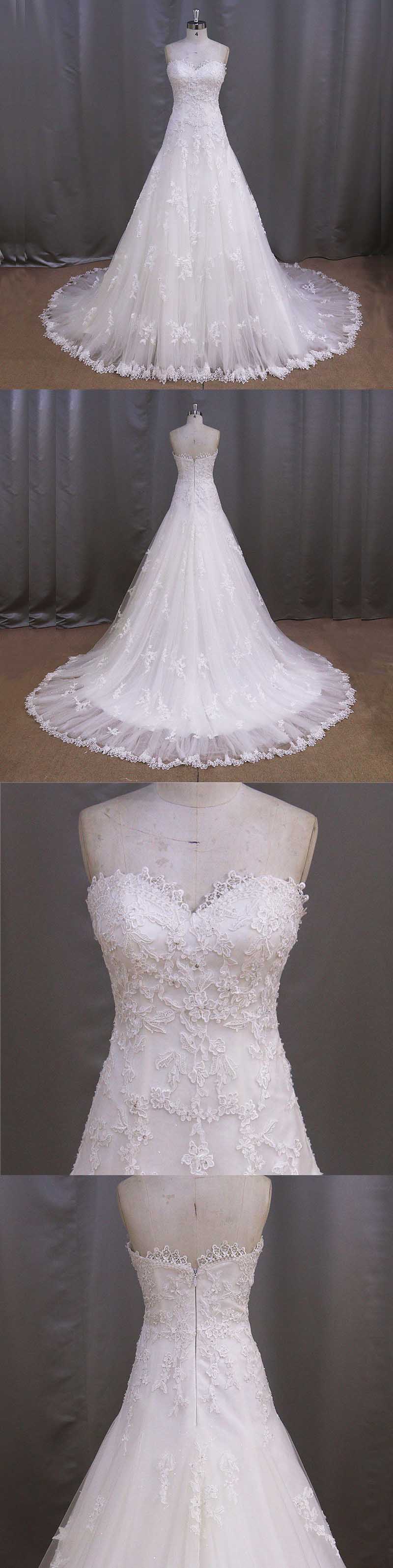 Sweetheart Lace Latest Sexy Crystal Wedding Dresses