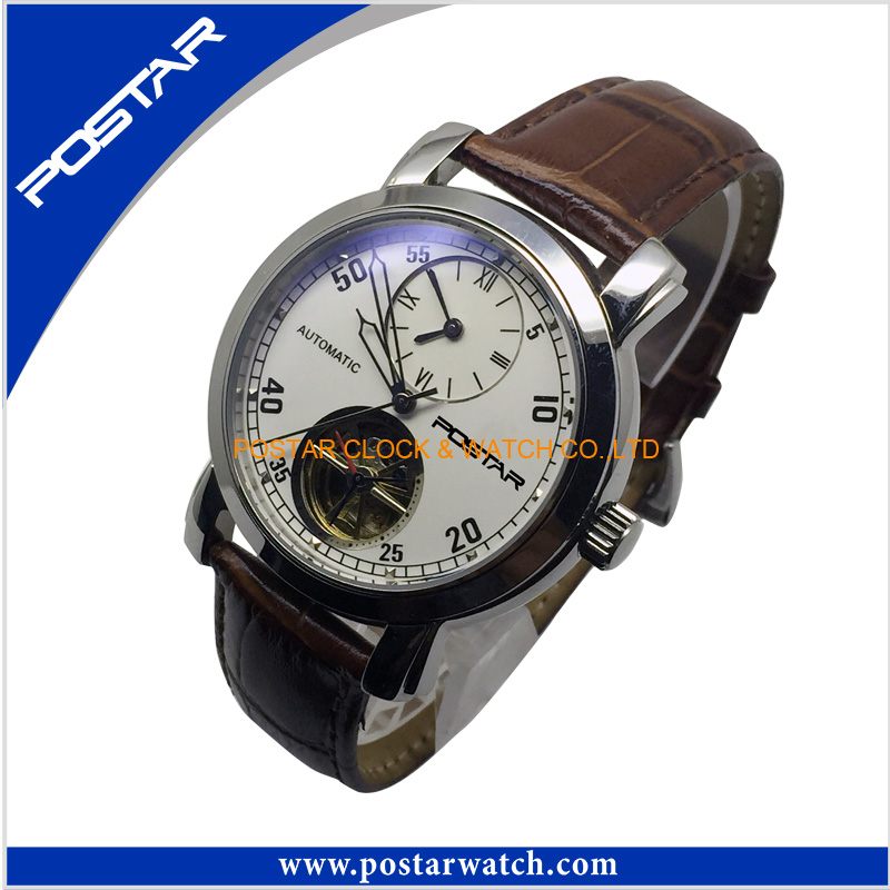 Hot Sell Genuine Leather Watch Unisex Automatic Watch