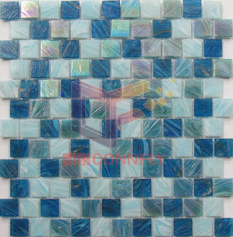 Swimming Pool Used Blue Mosaic Tile (CSJ157)