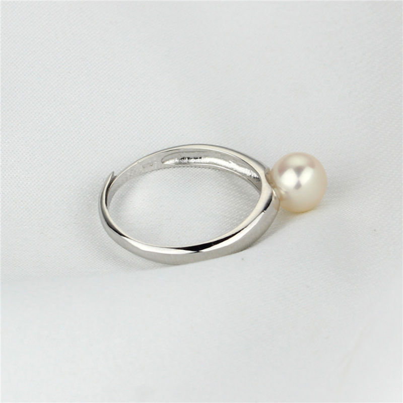 Adjustable Natural Freshwater Pearl Fashion Ring