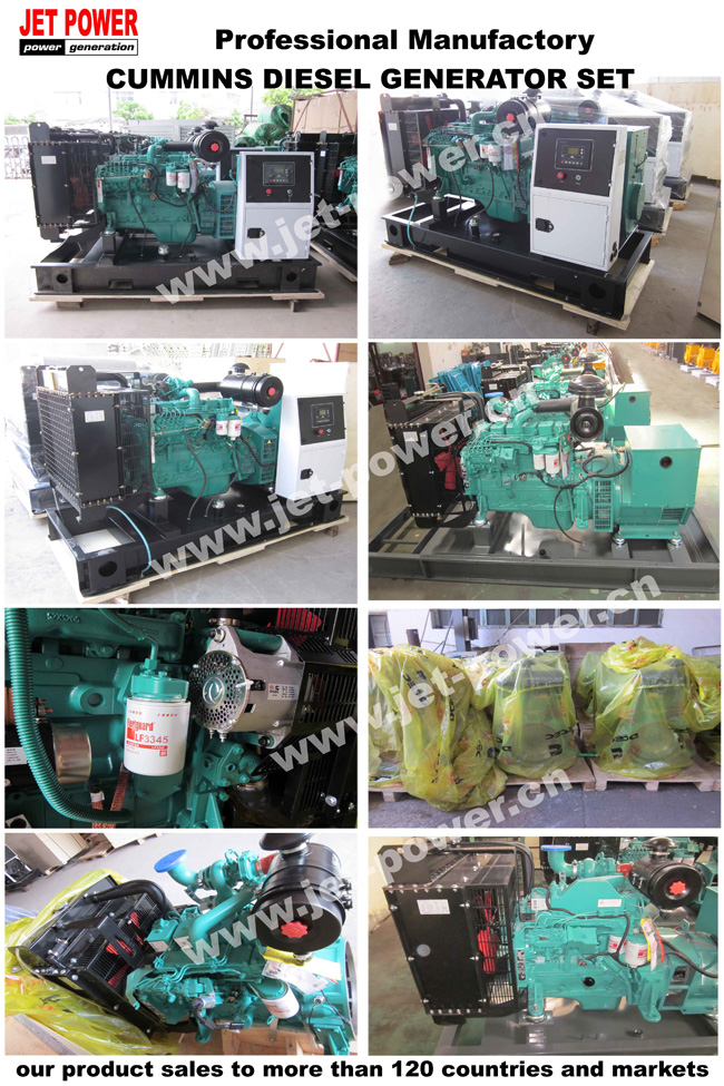 Diesel Generator Powered by Cummins Diesel Generator (6BT5.9-G1 open / silent type)