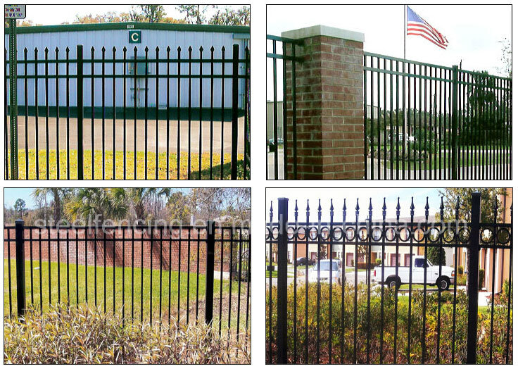 Low Price Security Ornamental Garden Fence with Gate