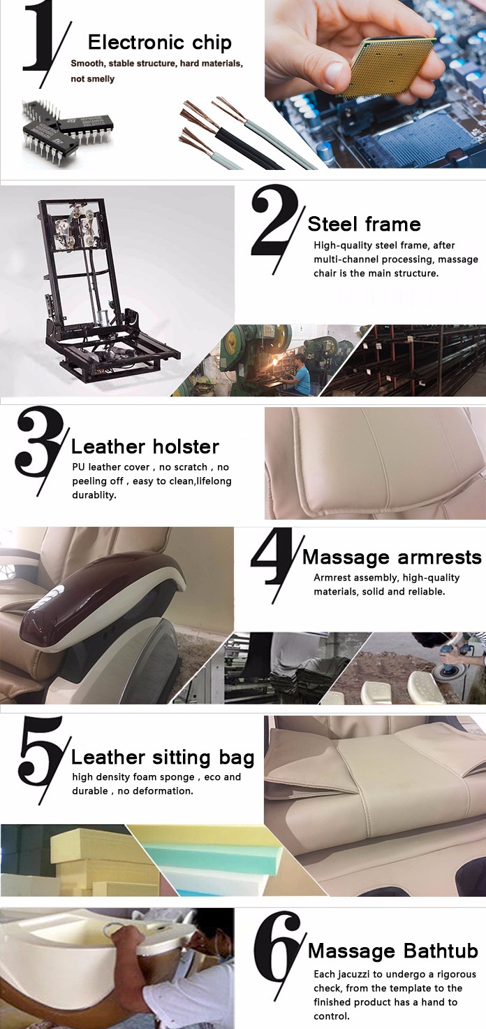 Free Shipping 2016 Hot New Beauty Salon Luxury Massage Pedicure SPA Chair