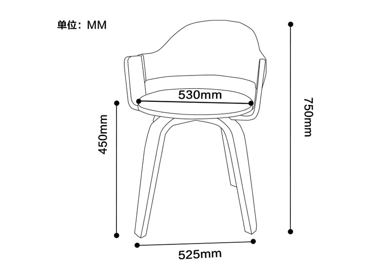 New Design Dining Chair with High Quality