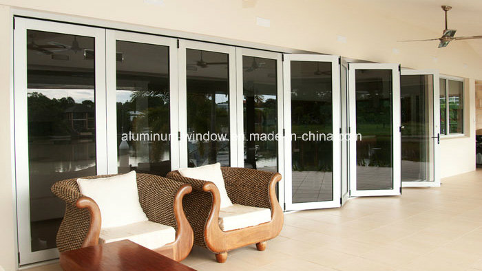 Aluminum Soundproof Bifold Glass Doors (65 series)