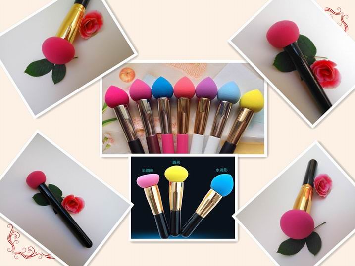 **2014 Newest Non-Latex Makeup Brush Puffs Cosmetic Brush Hydrophilic Material