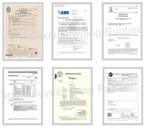 CCS Certificate Yokohama Rubber Marine Fender Pneumatic Type