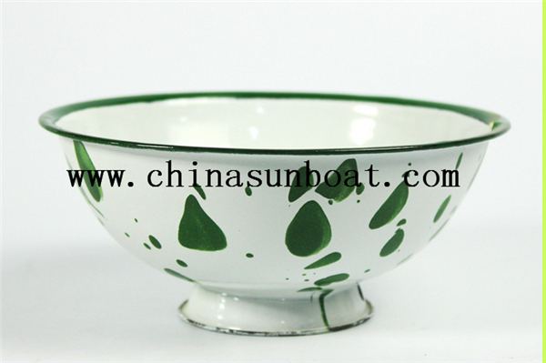 Enamel Tableware Dinner Soup Bowl