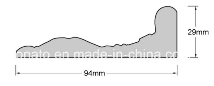 High Quality PS Decoration Cornice Moulding (95A)
