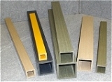 FRP Wood Grain Tube/Fiberglass Round Tube/ Profiles