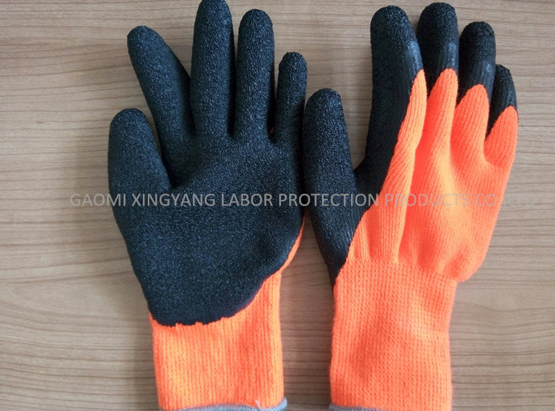 Acrylic Napping Lining Latex Coated Work Gloves