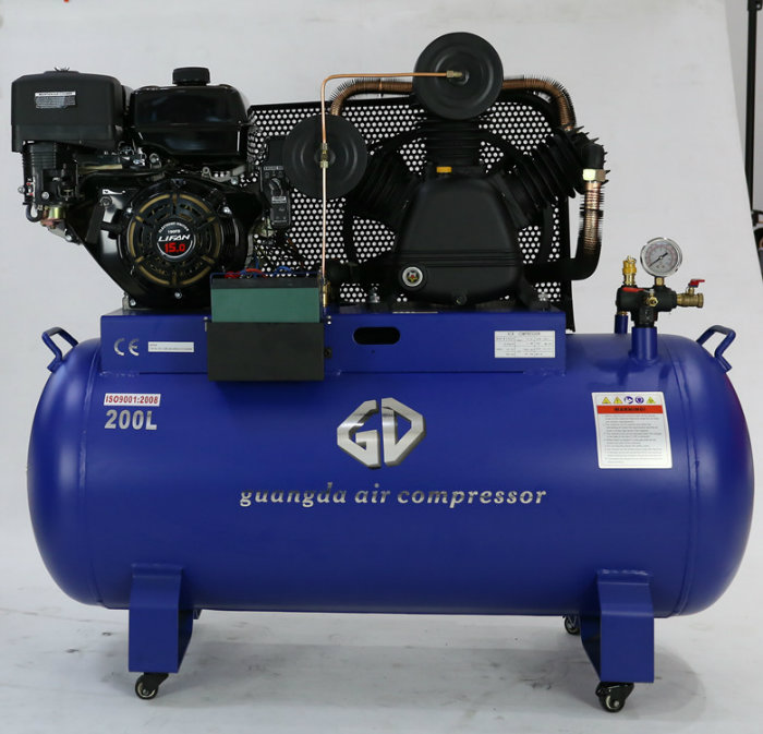 15HP Gasoline Engine Air Compressor