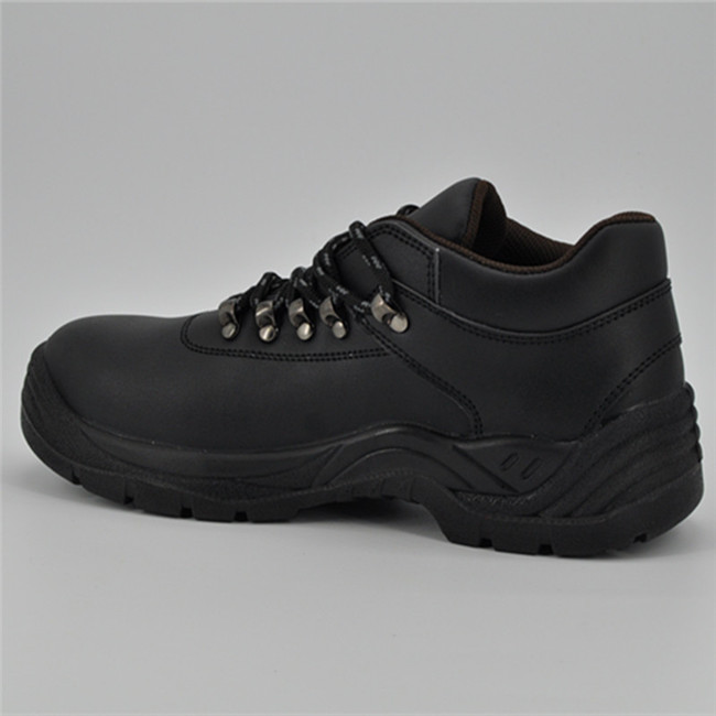 High Quality Smooth Leather Safety Shoes with Lace Ufb058