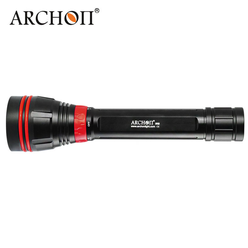 Archon Wy08 4X XP-L LED 3-Modes 4000lumens Underwater Diving Light Flashlight 26650