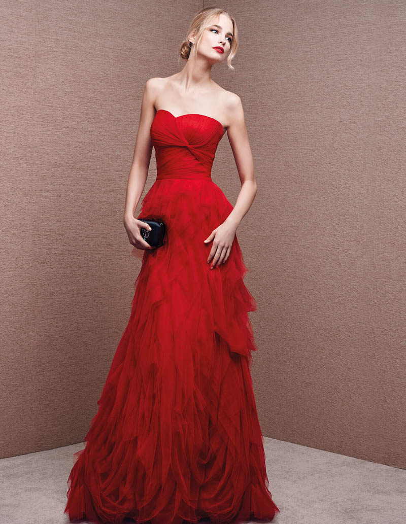 Draped Sweetheart Neckline Fantasy Tulle Evening Dress with Irregular Frills