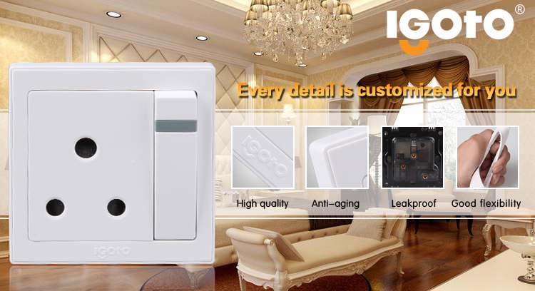 Igoto UK Type Electric Smart Home Door Bell Wall Switch